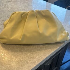 Bottega Veneta Soft Yellow Pouch